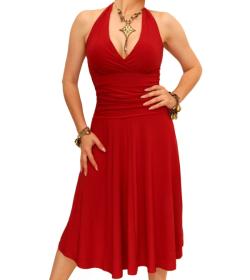 Red Halter Neck Dress