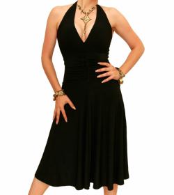 Black Halter Neck Dress