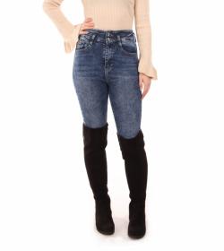 Denim High Waisted Super Skinny Jeans