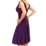 Purple Grecian Style Dress