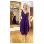 Purple Grecian Style Dress