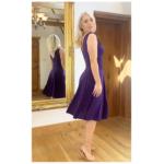Purple Grecian Style Dress