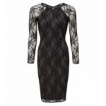 Black Lace Stretchy Dress