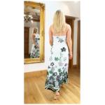 Green and White Floral Maxi Dress