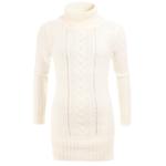 Ivory Cable Knit Long Jumper