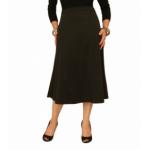 Black Ponte A Line Skirt