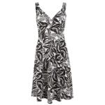 White and Black Strappy Dress