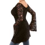 Black Crochet Lace off the Shoulder Top