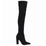 Black Stretch Over the Knee Boots