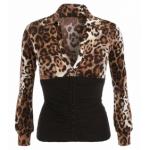 Animal Print Corset Top