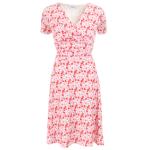 Red and Pink Tea Dress