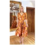 V Neck Belted Midi Dress