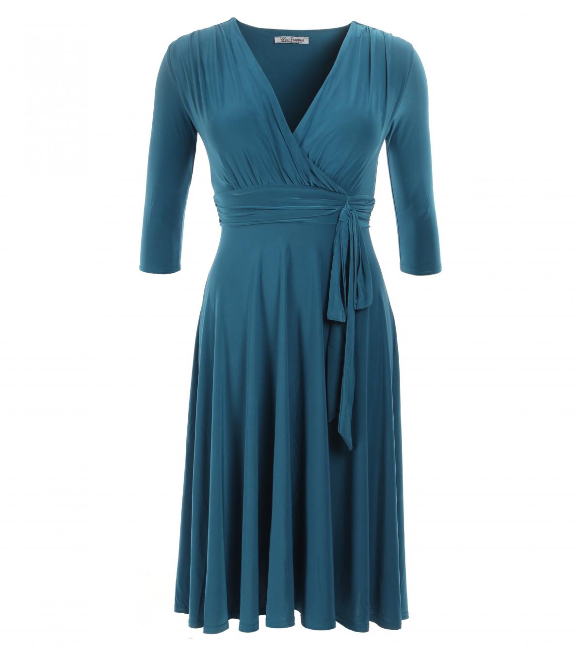 Women Tie and Dye Print Bell Sleeves Fit & Flare Dress