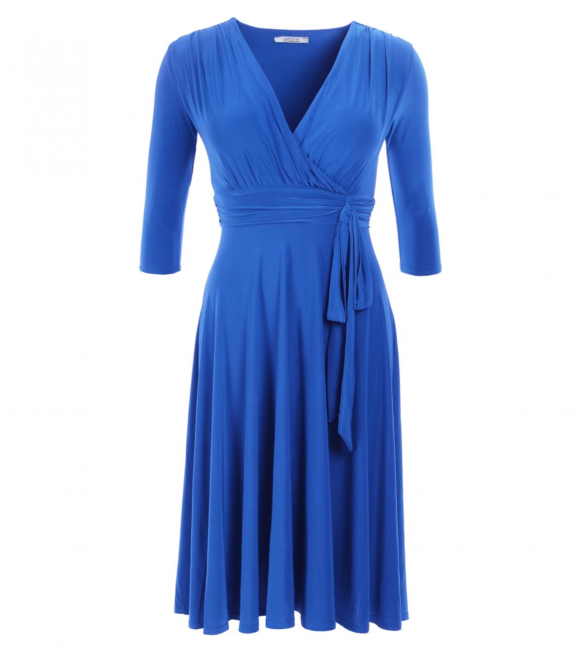Red & Blue Stripe Float Dress with Ties main image 1